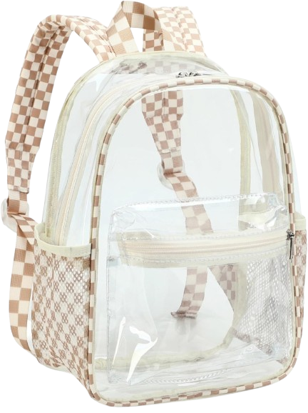 Clear Backpack for Stadium Events Approved Women